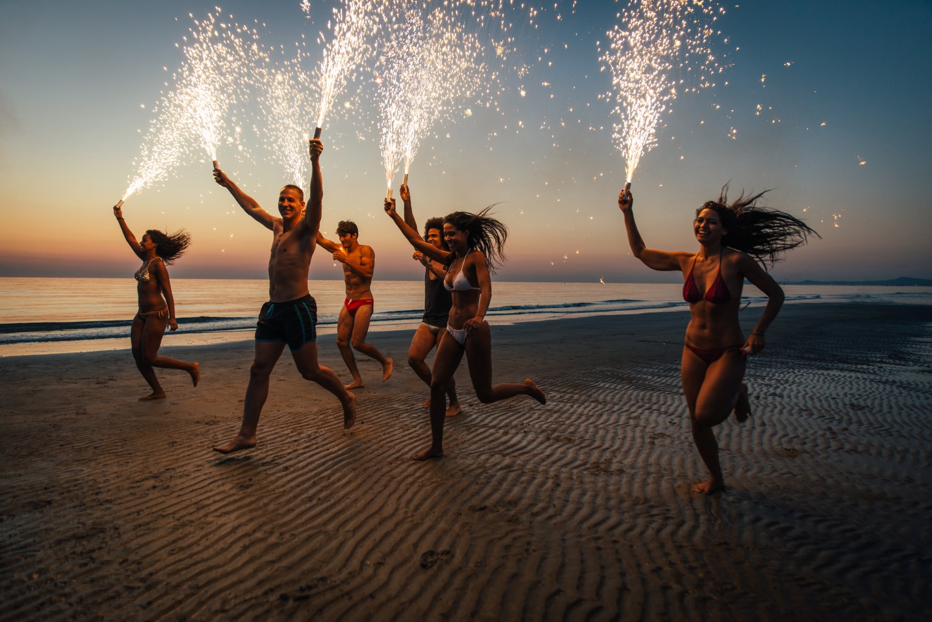 amigos de fiesta en República Dominicana